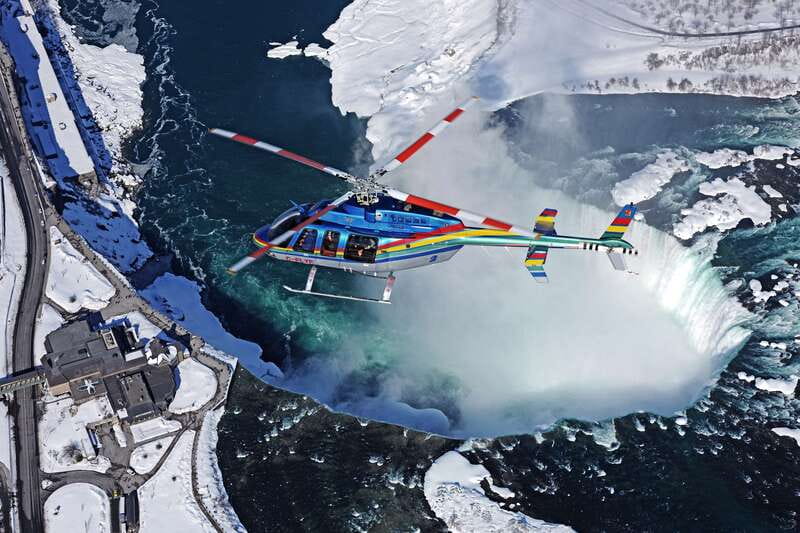 Niagara Falls, Canada: Scenic Helicopter Flight - The return flight and distant views