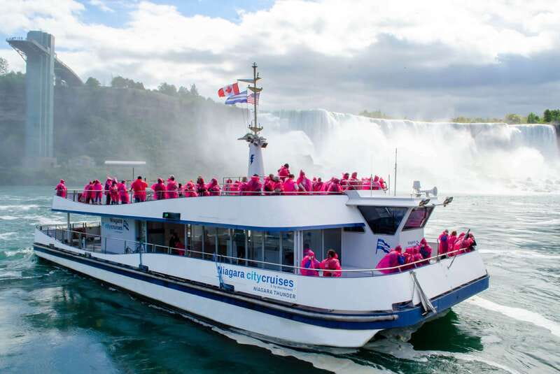 Niagara Falls, Canada: Sightseeing Tour with Boat Ride - Walking through the tunnels behind the falls