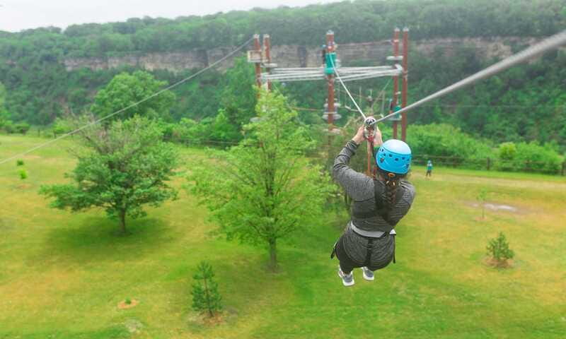 Niagara Falls, Canada: Whirlpool Adventure Ropes Course - The best views come with the higher courses