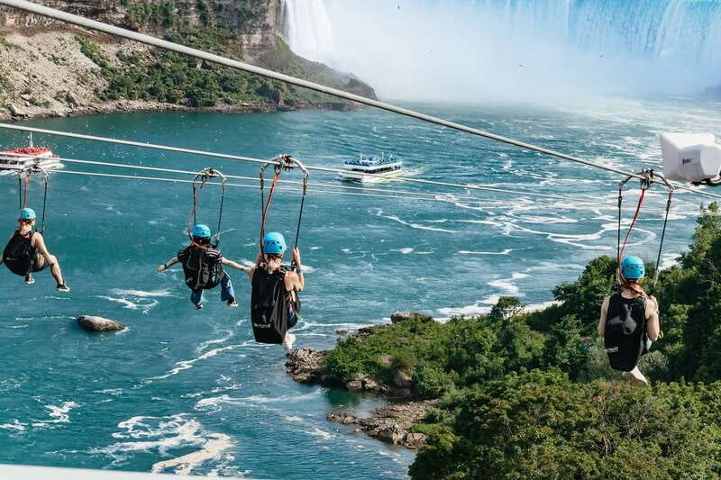Niagara Falls, Canada: Zipline to The Falls - The ride itself: short, smooth, and full of views