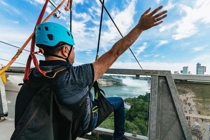 Niagara Falls, Canada: Zipline to The Falls - The ride back up is more useful than it sounds