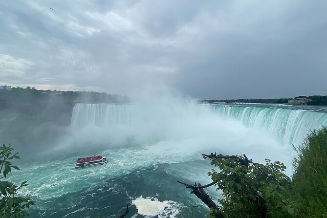 Niagara Falls Day Tour Includes Boat Cruise, Winery Stop & Lunch - Table Rock and the first close view of Niagara Falls