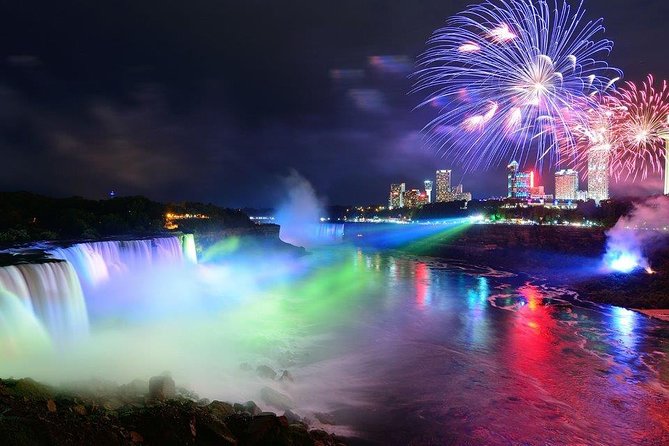 Niagara Falls Evening Tour with Boat, Journey, Dinner & Fireworks - Leaving Toronto at 1 p.m.