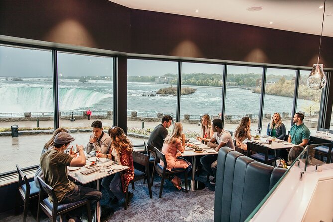 Niagara Falls Evening Tour with Boat, Journey, Dinner & Fireworks - Behind the Horseshoe Falls