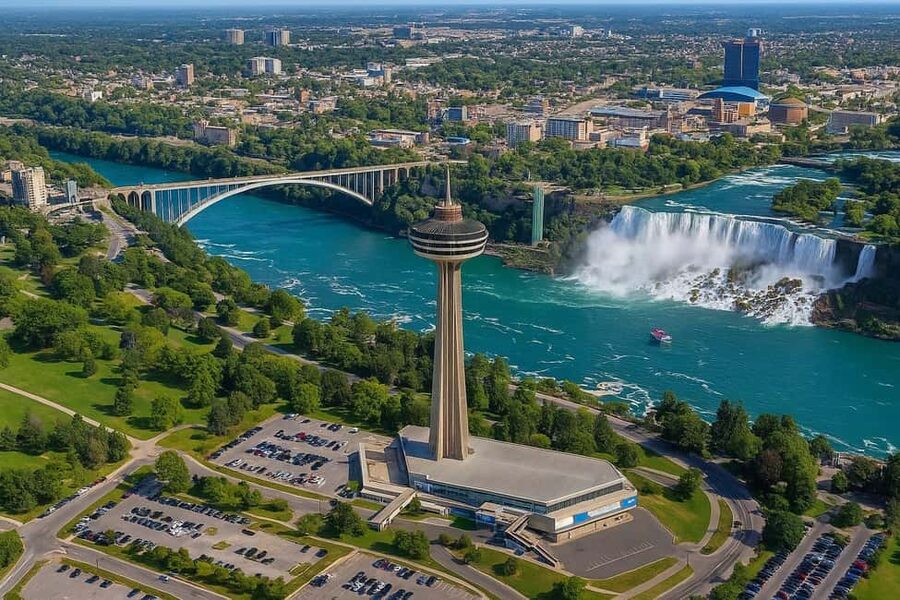 Niagara Falls, ON: Guided Tour with Boat, Skylon & Journey - Journey Behind the Falls puts you beside the roar
