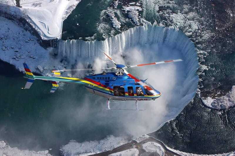 Niagara Falls, ON: Helicopter Ride with Boat & Skylon Lunch - Voyage to the Falls: expect to get wet