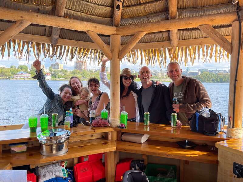 Ottawa: Floating Tiki Bar Cruise on the Ottawa River - Drinks, snacks, music, and the little tiki-toilet