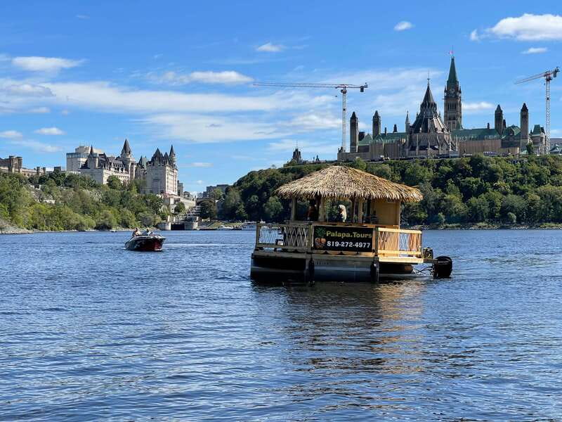 Ottawa: Floating Tiki Bar Cruise on the Ottawa River - What the 90-minute river ride feels like