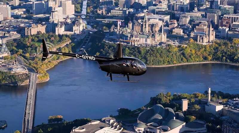 Ottawa: Helicopter Ride with Live Commentary - Parliament Hill and Ottawa’s ceremonial heart