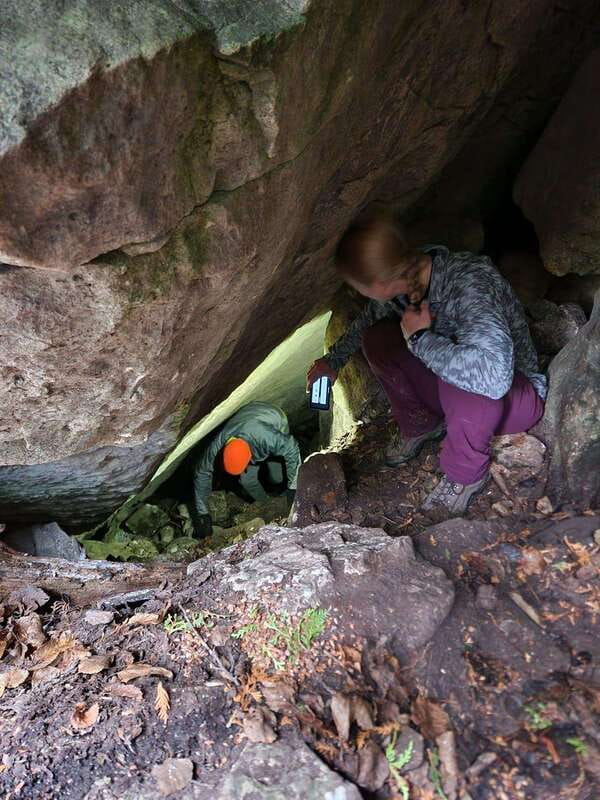 Private Nottawasaga Bluffs Caves Hike - Creemore/Collingwood - Sue brings safety and a personal touch