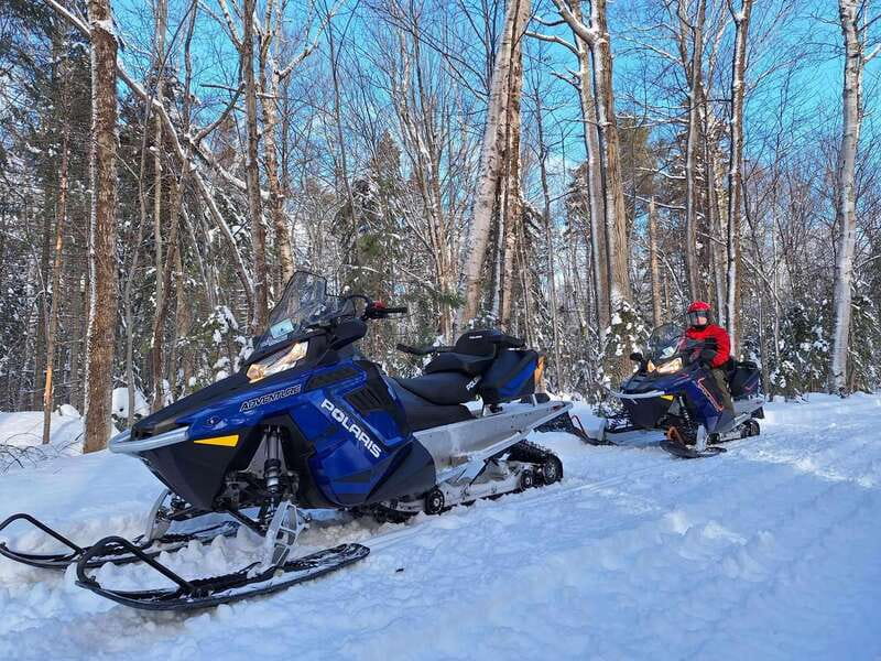 Quebec City: Guided Snowmobile Tour - From Quebec City to the snowy trails of Île d’Orléans