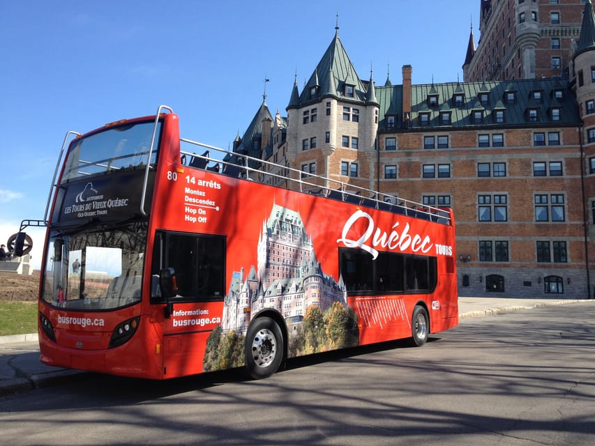 Quebec City: Hop-on Hop-off Open-Top Double Decker Bus Tour - What this Québec City bus tour is really good at