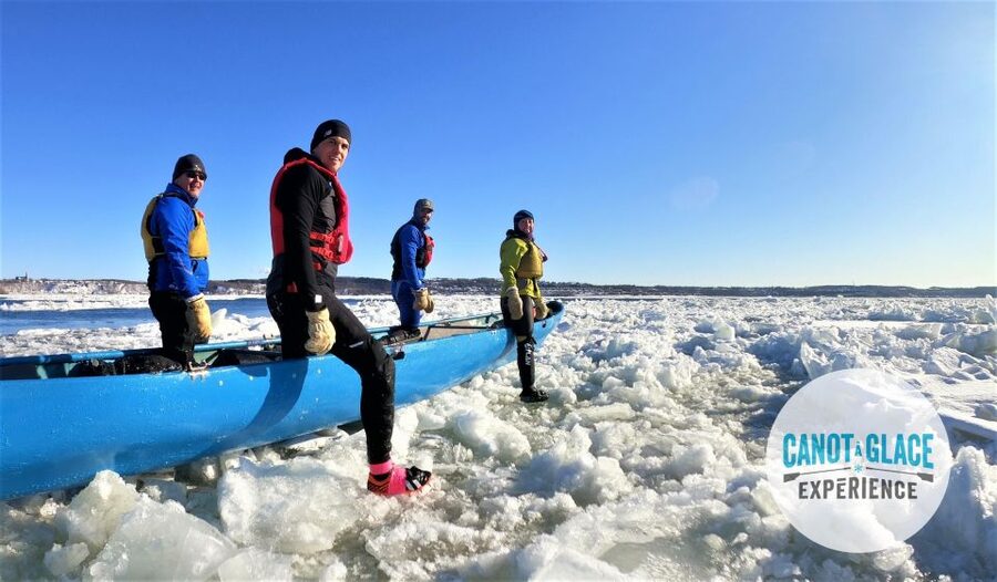 Quebec City: Ice Canoeing with Hot Chocolate & Sauna - Meeting at Anse-au-Foulon