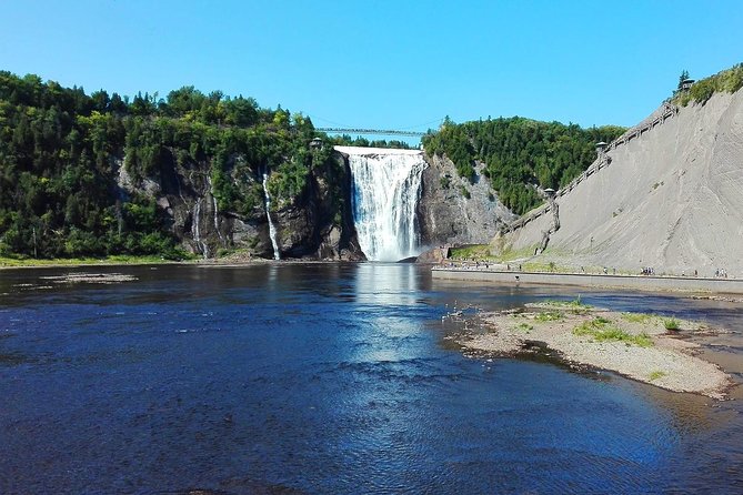 Quebec city & Montmorency Falls 1 Day Tour from Montreal - Montmorency Falls: a short stop with a big view