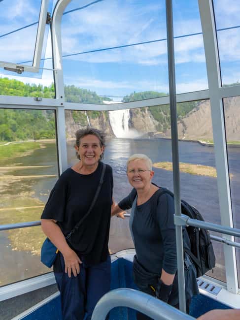 Quebec City: Montmorency Falls and Microbrewery eBike Tour - Beauport and the approach to Montmorency Falls