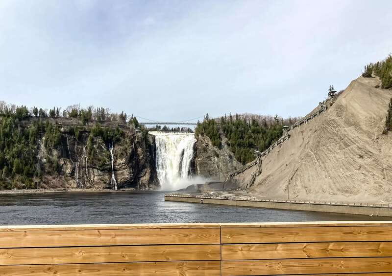 Quebec City: Montmorency Falls with Cable Car Ride - Choose the 487-step staircase carefully