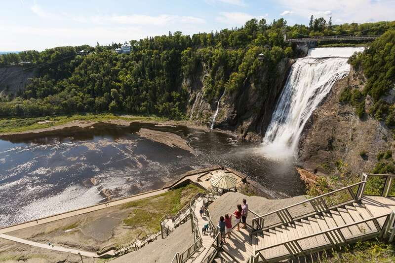 Quebec City: Montmorency Falls with Cable Car Ride - Start at the Manufacture and the lower trails
