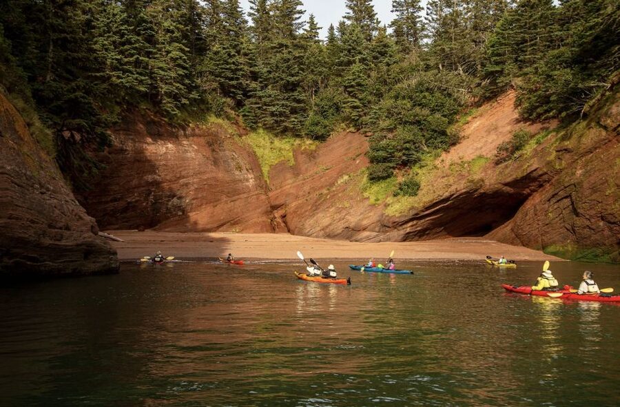 Saint John: Guided Kayaking Tour of St. Martins Sea Caves - The experience in one clear picture