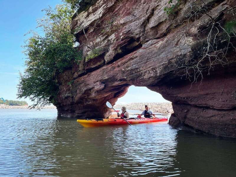 Saint John: Guided Kayaking Tour of St. Martins Sea Caves - Paddling beneath the St. Martins Sea Caves