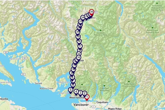 Sea to Sky Highway: a Smartphone Audio Driving Tour - Shannon Falls and the Stawamus Chief