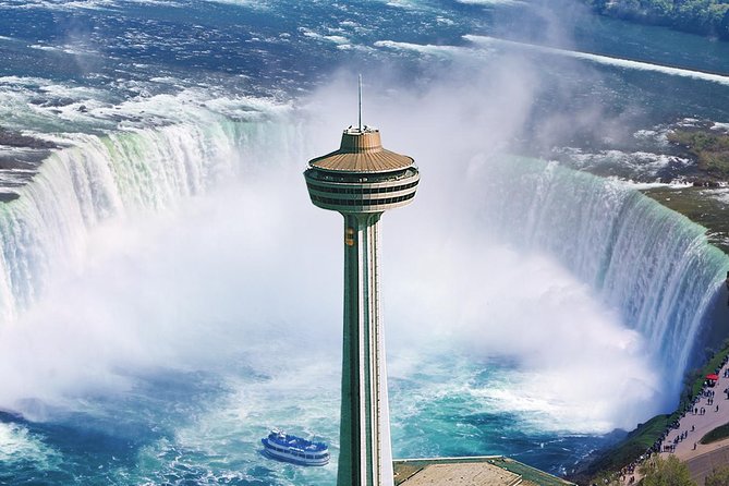 Skylon Tower, Niagara Falls Ontario Observation Deck Admission - What you see from 775 feet above the falls