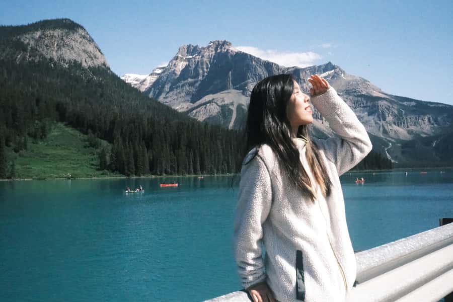 Small Grp: Emerald Lake (Optional Canoe) & Takakkaw Falls - Emerald Lake: turquoise water and room to choose