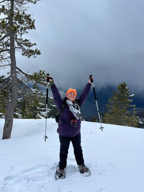 Snowshoeing At The Top Of The Sea To Sky Gondola - The guide makes the difference