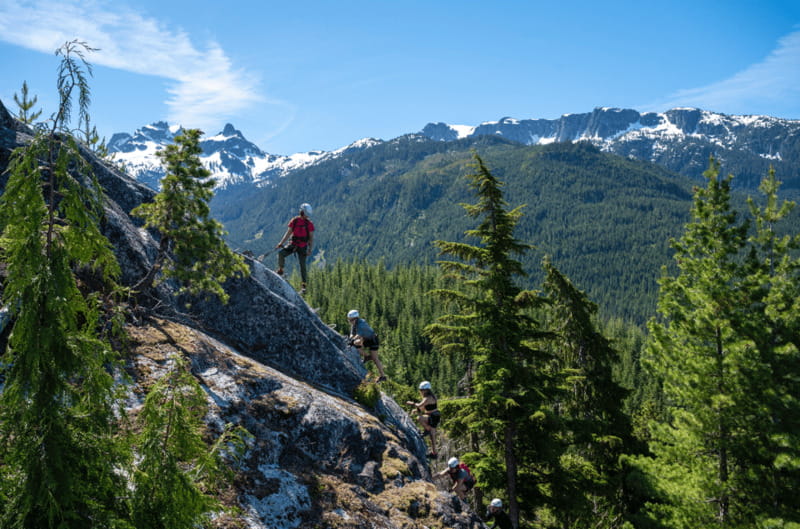 Squamish: Via Ferrata Climbing Adventure - Bridges, catwalks, and glacier-worn granite