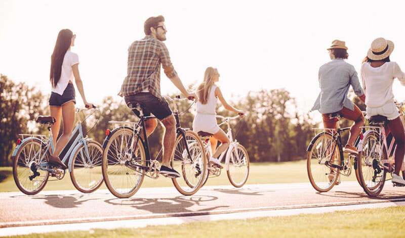 Stanley Park Self Guided Bike Tour - The Stanley Park Sea Wall and downtown views