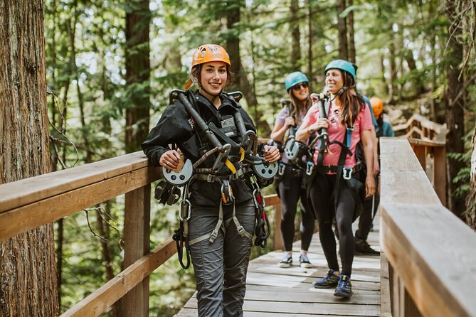 Superfly Ziplines on Cougar Mountain - includes 4 ziplines! - Sharing the cable with your partner