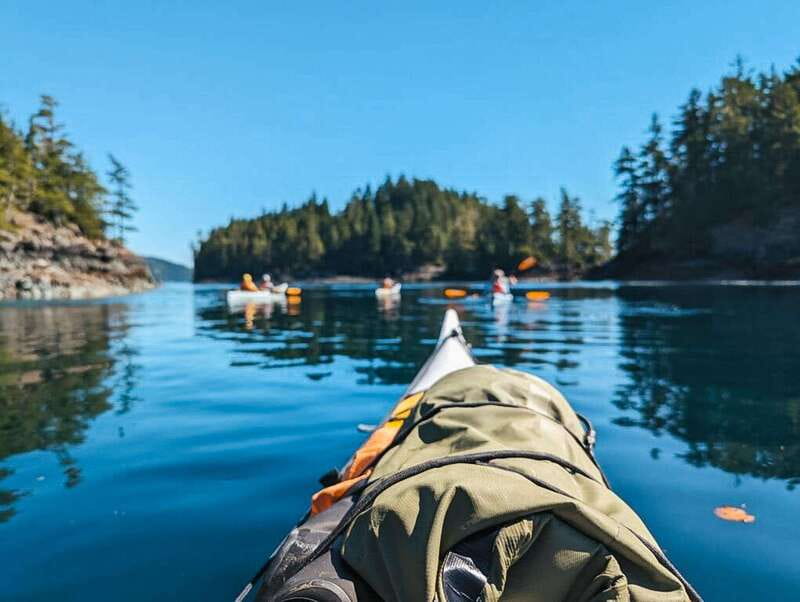 Telegraph Cove: Half-Day Kayaking Tour - Paddling toward Blinkhorn Peninsula