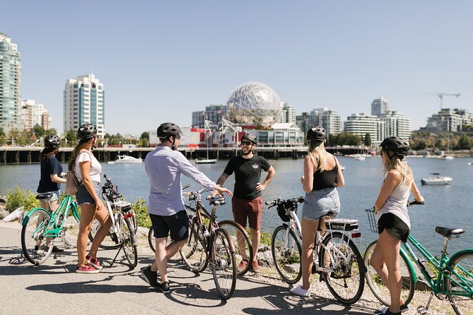 The Grand Bicycle Tour by Cycle City Tours - Gastown closes the loop with Vancouver’s origin story