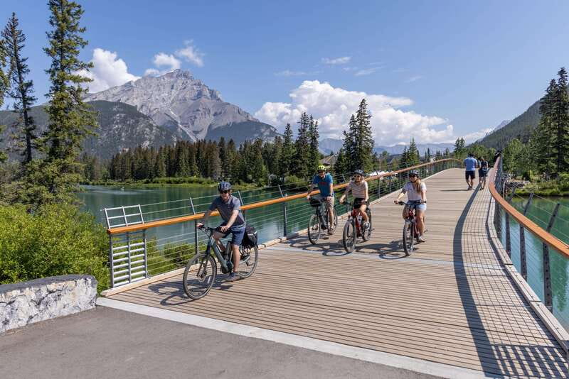 The Local Banff Explorer - E-Bike Tour - Along the Bow River to Bow Falls