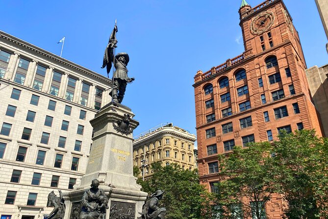 The Original Old Montréal Walking Tour by Guidatour - Notre-Dame Basilica, with architecture from the street