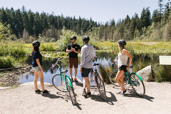 The Stanley Park Bicycle Tour by Cycle City Tours - Through the Forest at Stanley Park