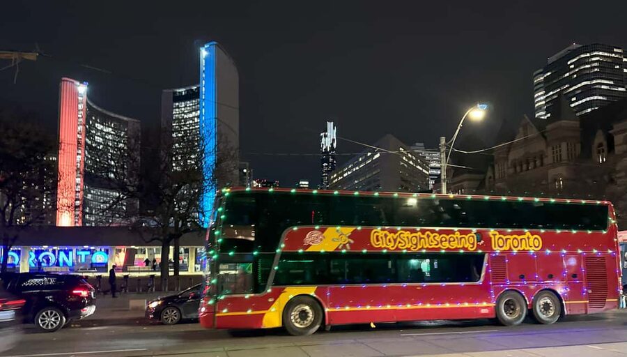 Toronto: Festive Lights Bus Tour - What this Toronto holiday bus tour actually offers