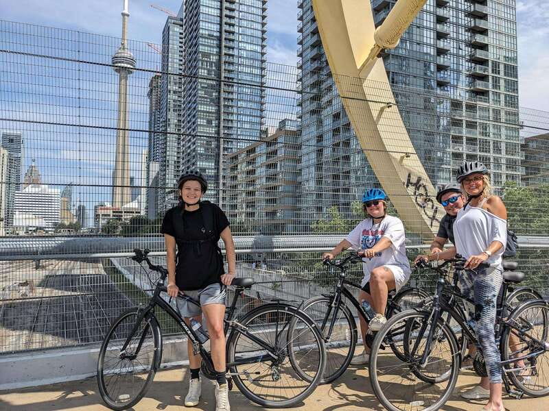 Toronto: Heart of Downtown 3.5-Hour Bike Tour - Starting near Dundas and finding the bikes