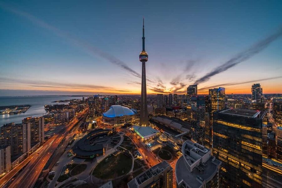 Toronto Highlights Walking Tour with Tower Entry - The glass floor, if you have the nerve