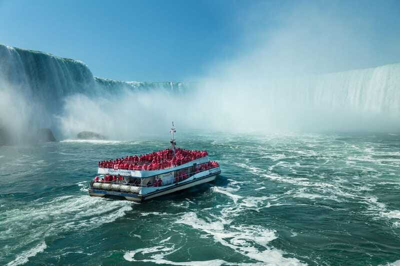 Toronto: Niagara Falls Tour with Cruise and Behind The Falls - The Niagara Whirlpool shows the river’s power