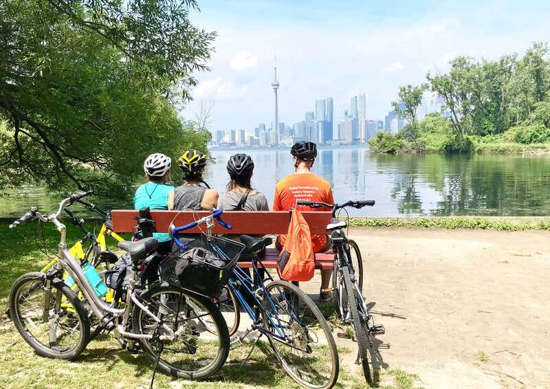 Toronto Waterfront and Islands Guided Bicycle Tour - Returning by ferry and finishing in the Distillery District