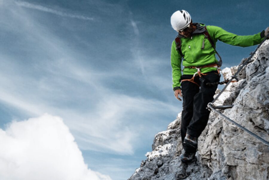 Tyroparc: Via Ferrata and Hiking in the Laurentians - Climbing Cap Beauséjour above Sainte Agathe-des-Monts