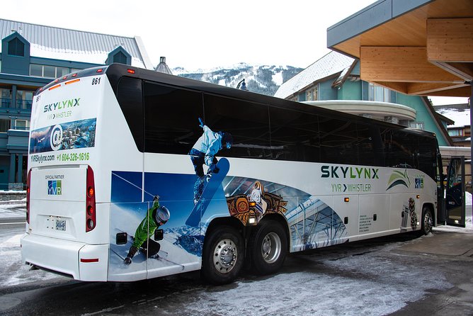 Vancouver Airport to-or-from Whistler or Squamish by Bus (Single trip) - Key points to know before booking