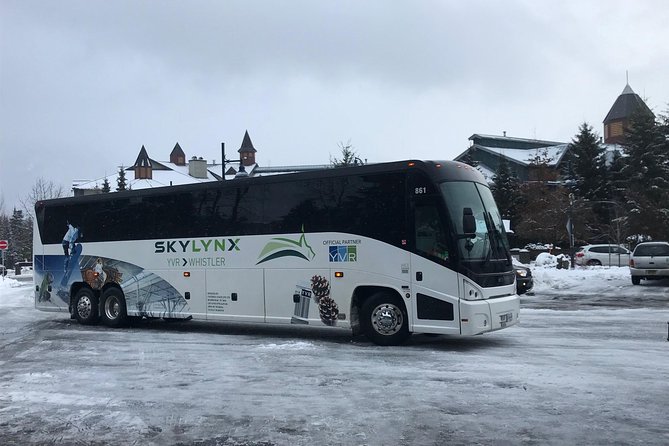 Vancouver Airport to-or-from Whistler or Squamish by Bus (Single trip) - Arriving at Whistler Gateway Loop