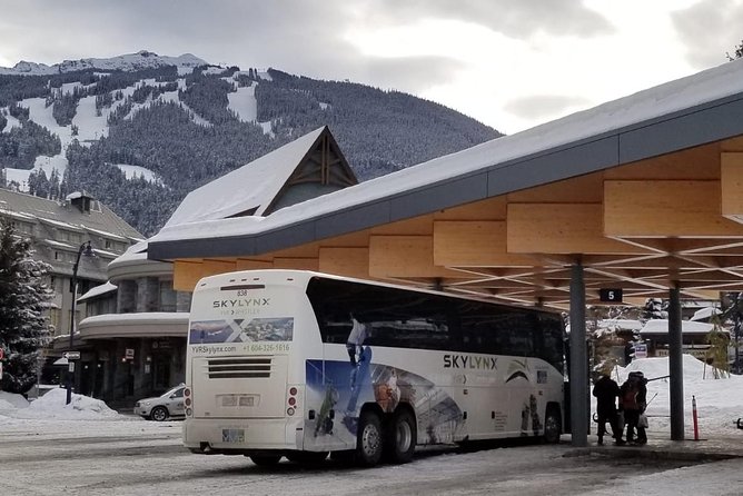 Vancouver Airport to-or-from Whistler or Squamish by Bus (Single trip) - A shared coach, not a private transfer
