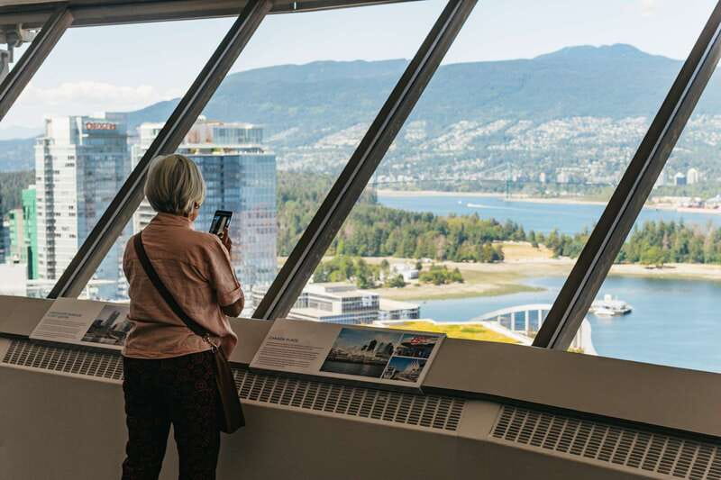 Vancouver: Entry Ticket for the Vancouver Lookout - The 40-second glass-elevator ride