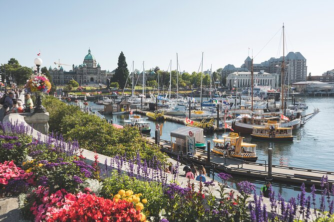 Victoria City Highlights Pedal or E-Bike Tour - Hoods & Legends - The Inner Harbour and Victoria’s postcard center