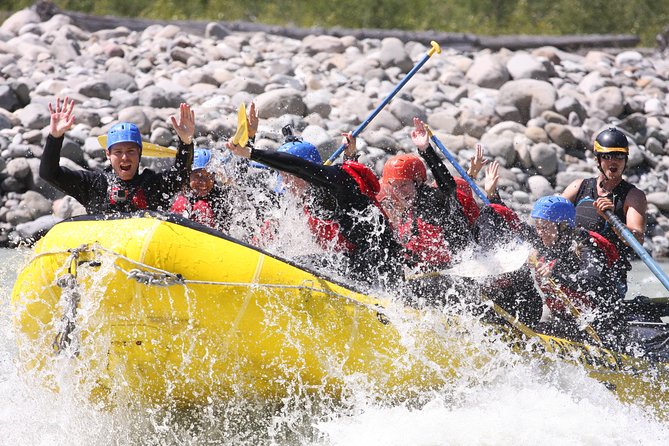 Wet and Wild Elaho Exhilarator Rafting - Paddling through Class III and IV rapids