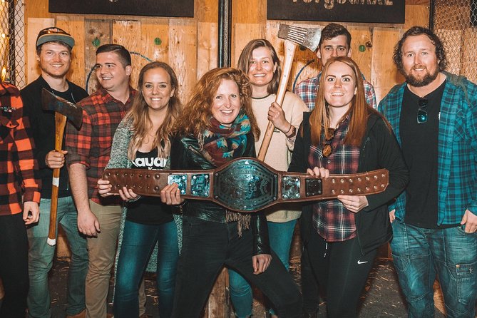 Whistler's Guided Axe Throwing Experience - The first throws: safety and technique