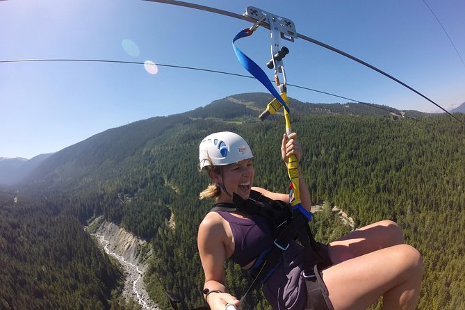 Whistler Sasquatch® Zipline - Riding the Blackcomb Gondola to the launch area