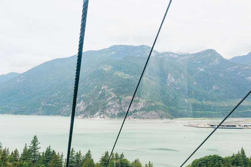 Whistler, Sea to Sky Gondola, and Shannon Falls Day Trip - Riding the Sea to Sky Gondola above Squamish